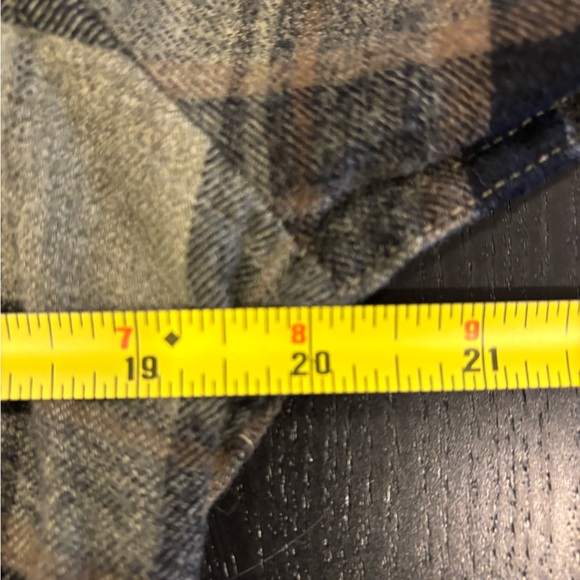 Mountain Ridge long sleeve button front flannel shirt womens green black brown S - Picture 8 of 12